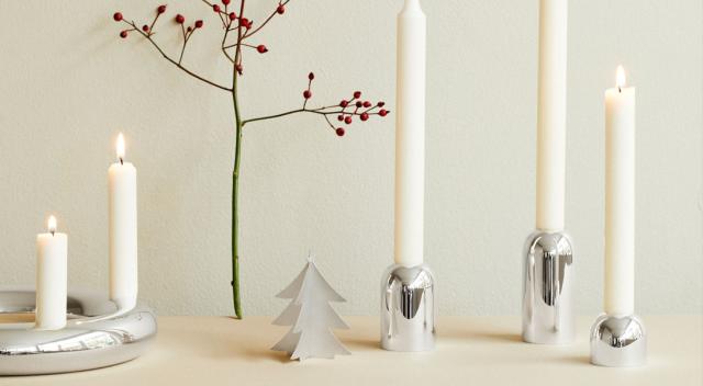 CHRISTMAS TREE Silverplated
<br>
3 pcs
