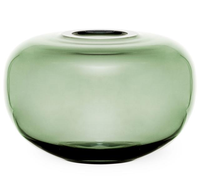 DEW  Vase askegrønn, krystall