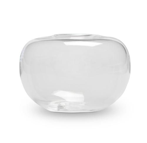 DEW  Vase, klar krystall