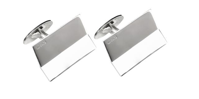 MANSJETTKNAPPER<br>Elegant, kan graveres
