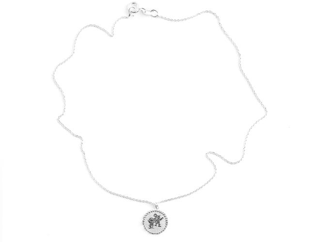 LYKKELITEN<br>Halskjede, hvit perlemor<br>34 cm