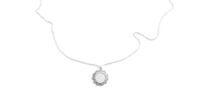 BLOOM Mini<br>Halskjede, sølv <br>34 cm