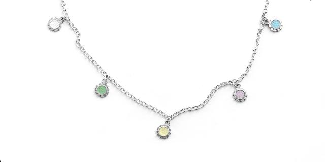BLOOM Mini<br>Halskjede, tutti frutti<br> 34-36 cm