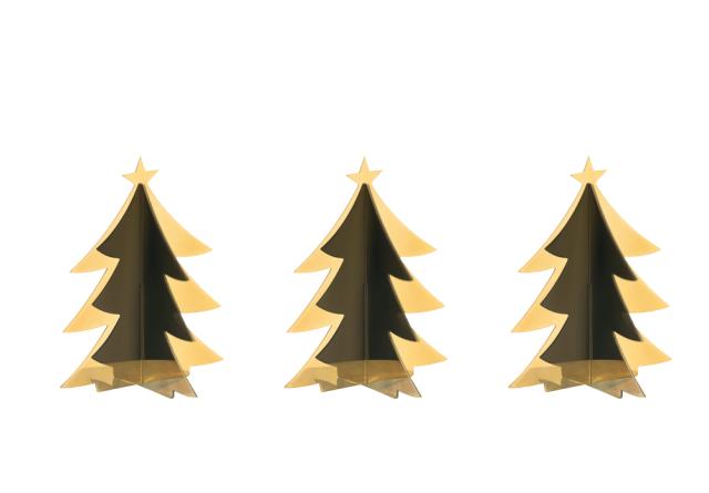  JULETRÆR 
<br> Borddekorasjon 3 pk.
