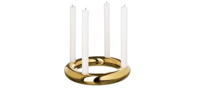 AURA<br>Candleholder, brass