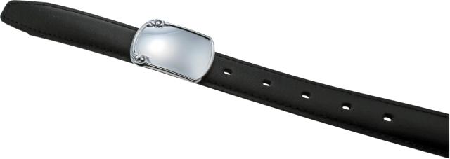 HERRELBELTE TELE<br> Sølv beltespenne