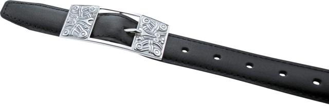 HERREBELTE PEER GYNT<br> Sølvspenne med ornament